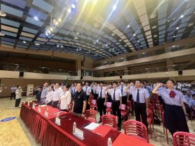 五四精神啟新篇，青春逐夢向未來——?？谏礁咧袑W(xué)2025年離隊(duì)入團(tuán)儀式順利舉行